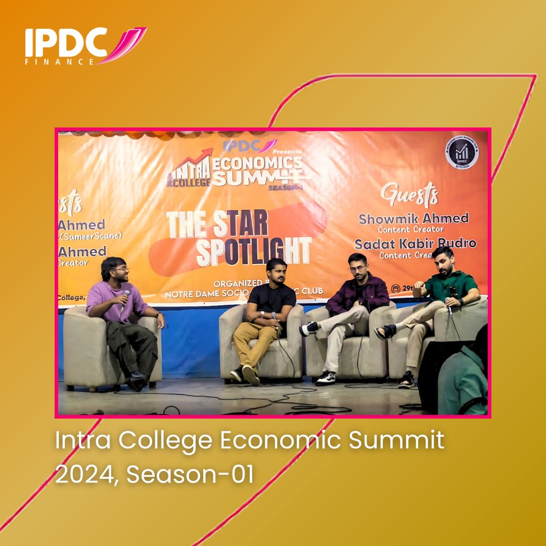 IPDC Finance is honored to be the Title Sponsor of the 1st-ever Economic Summit 2