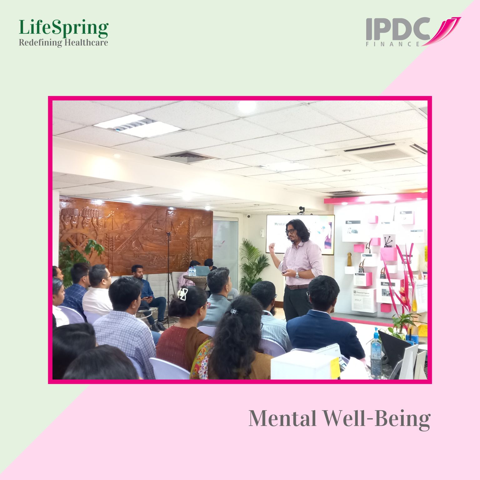 IPDC Finance organized a session on mental well-being in collaboration with LifeSpring 1