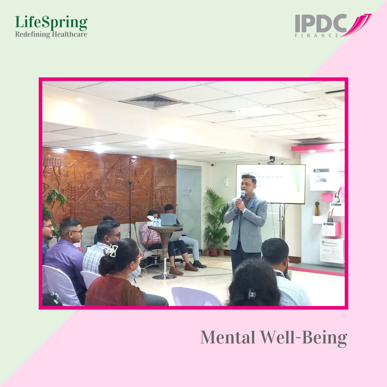 IPDC Finance organized a session on mental well-being in collaboration with LifeSpring 2