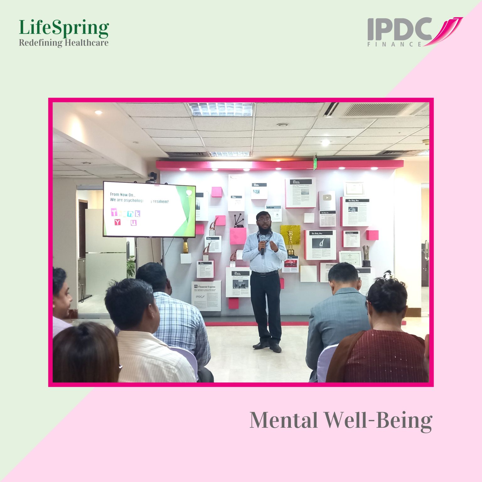 IPDC Finance organized a session on mental well-being in collaboration with LifeSpring 4