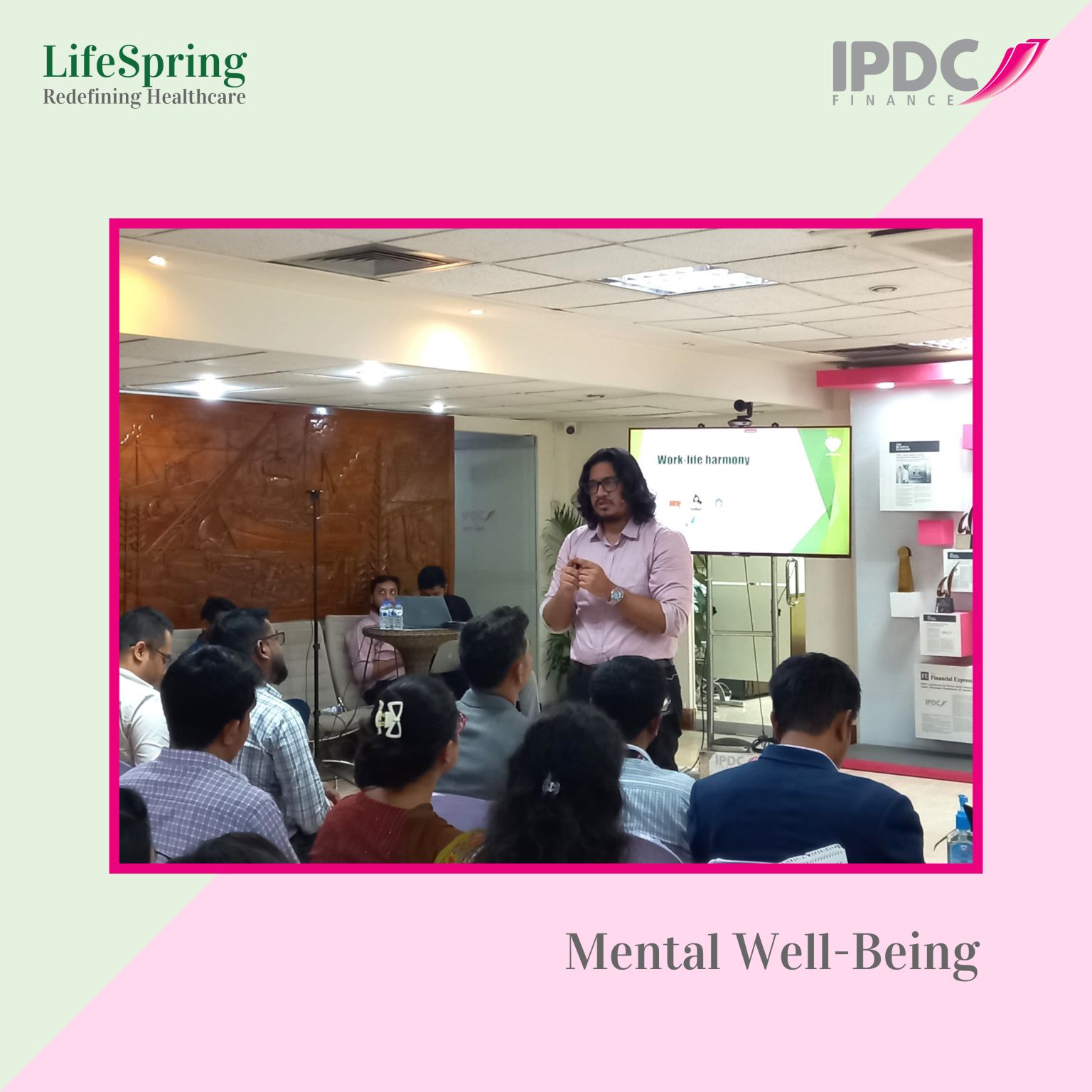 IPDC Finance organized a session on mental well-being in collaboration with LifeSpring 5