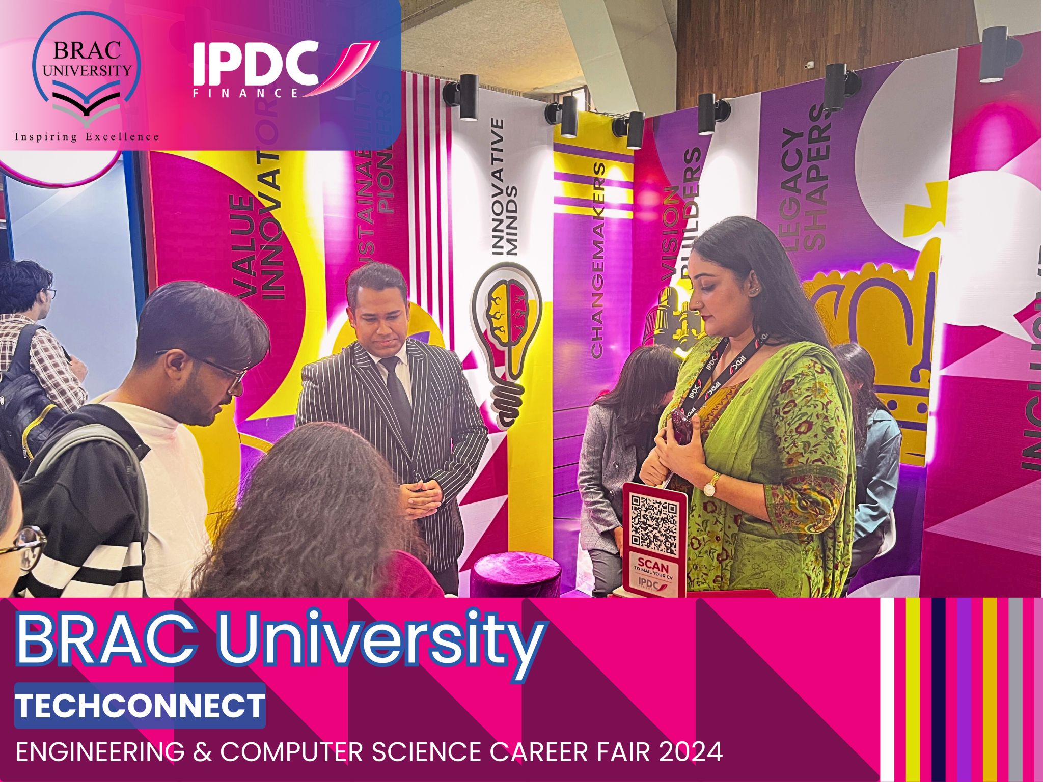 TECHCONNECT Engineering & Computer Science Career Fair 2024 at BRAC University 3