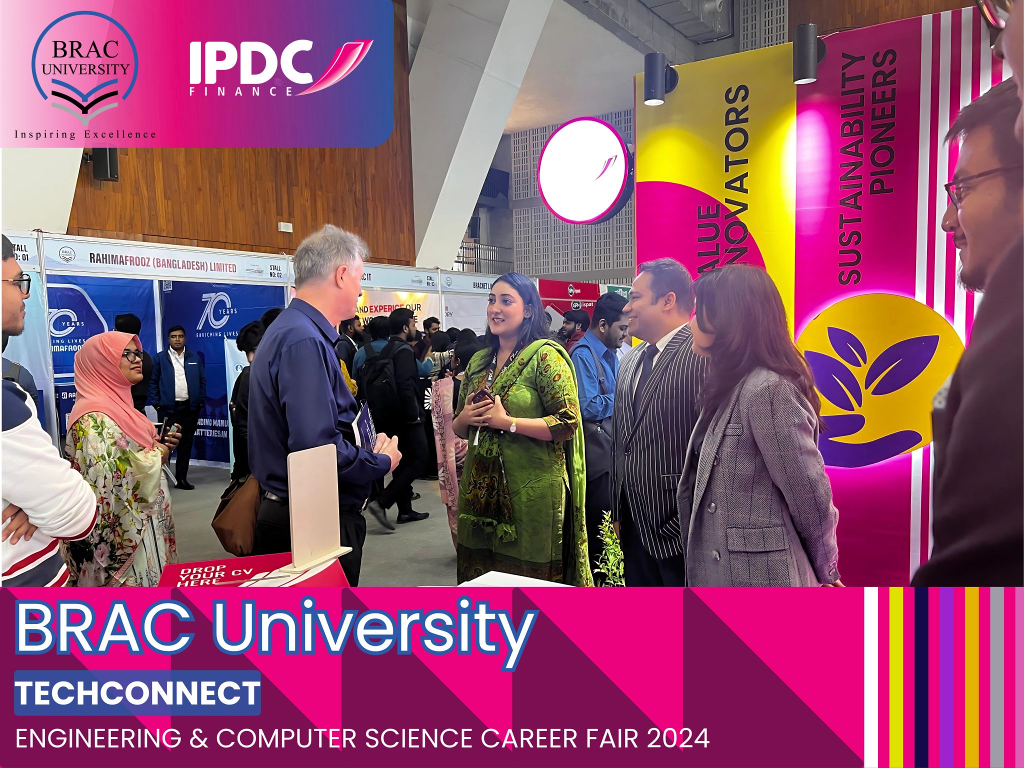 TECHCONNECT Engineering & Computer Science Career Fair 2024 at BRAC University 5