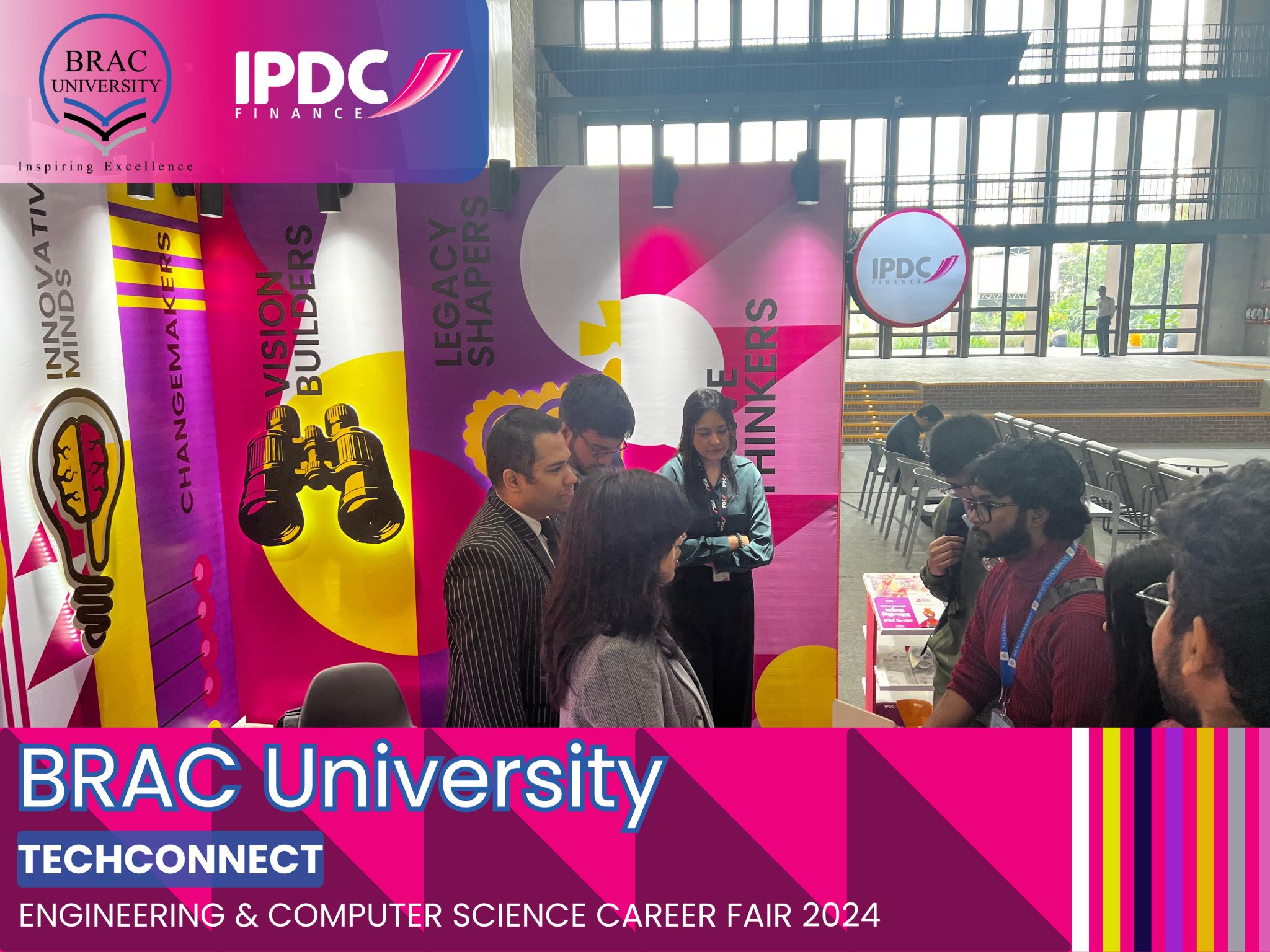 TECHCONNECT Engineering & Computer Science Career Fair 2024 at BRAC University 6